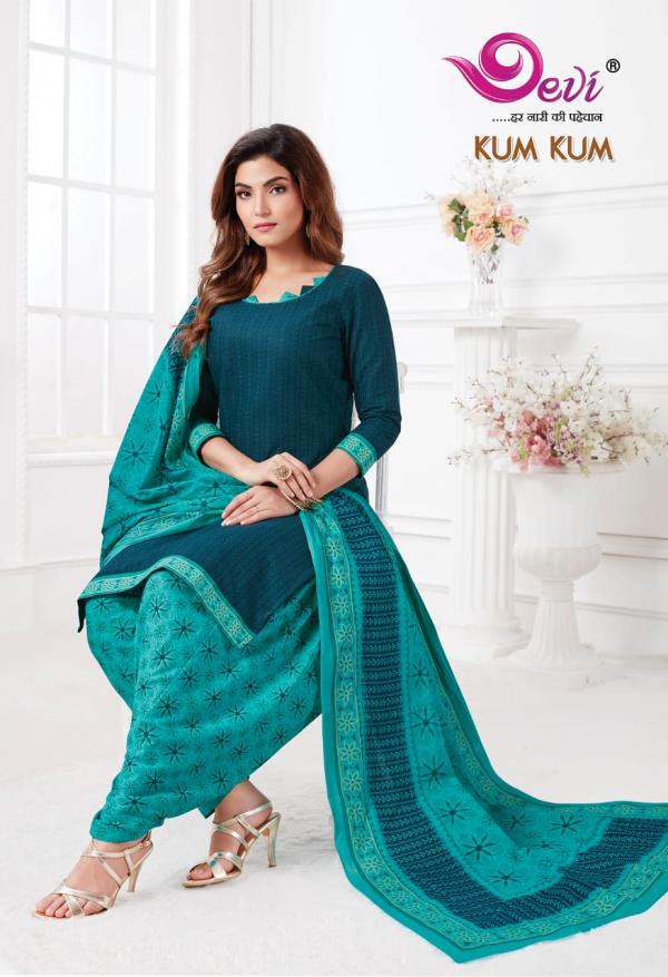 Devi Kum Kum Patiyala Vol-5 Cotton Designer Exclusive Readymade Suit